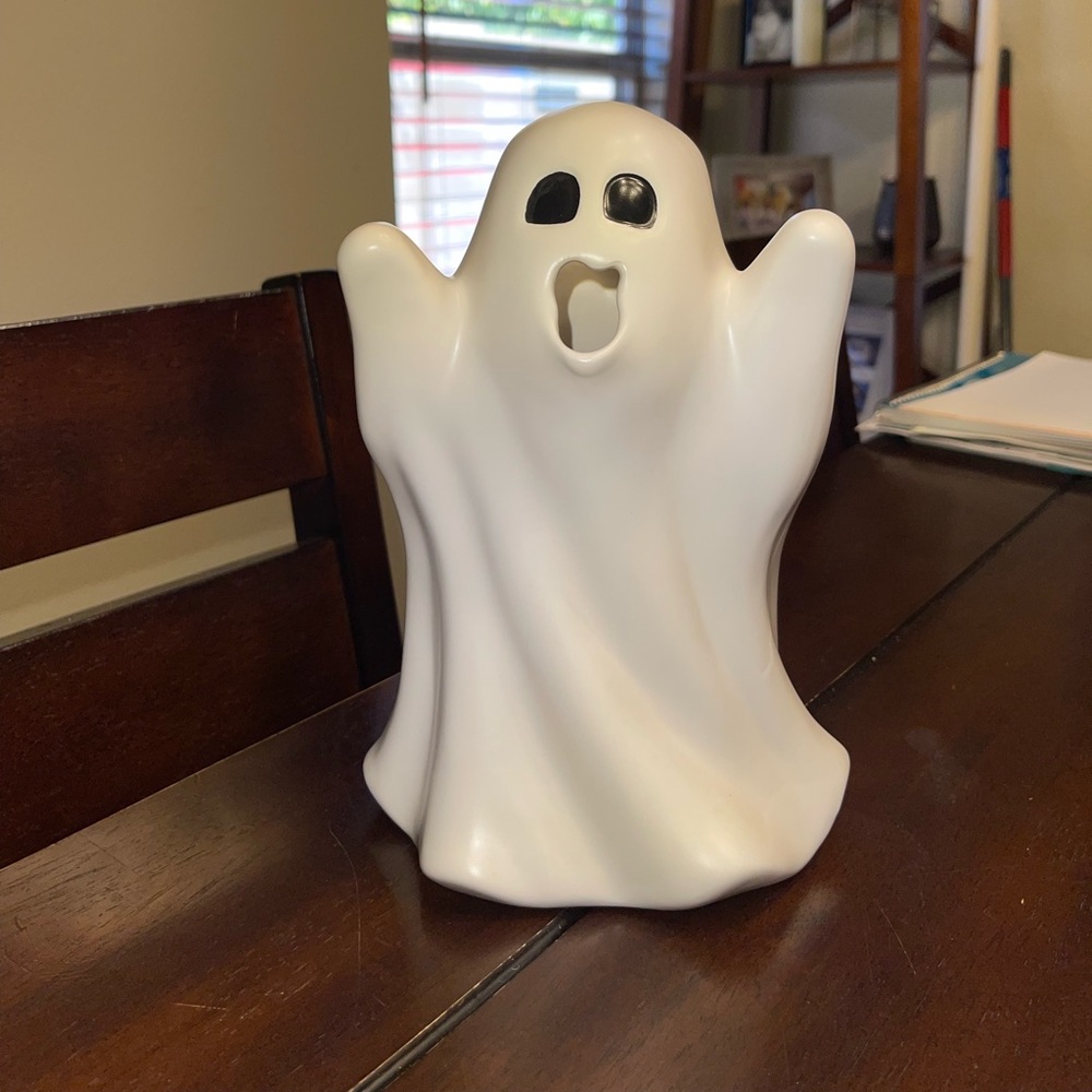 Threshold Stoneware Ghost Ceramic Pitcher Beverage Server - Target Halloween